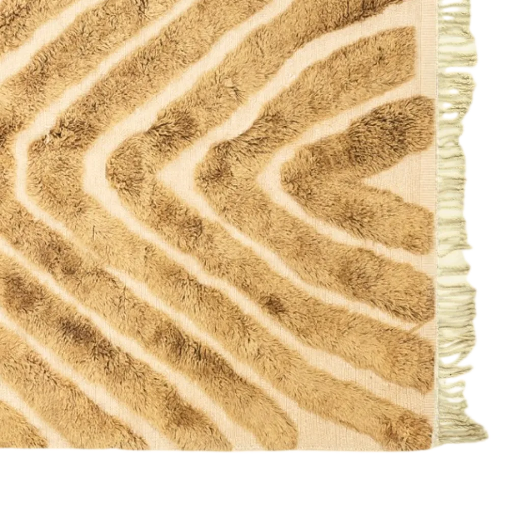 Caramel Vein – Modern Abstract Rug