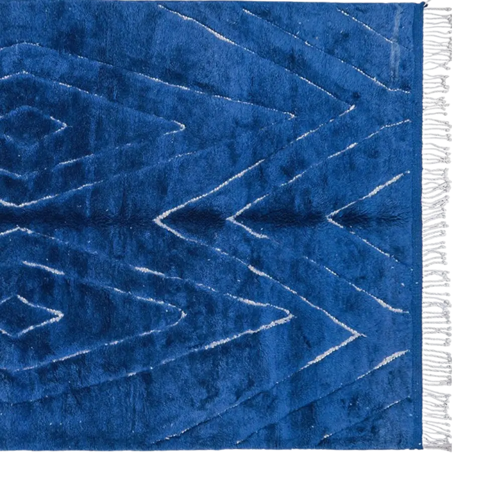 Safi Blue Moroccan Rug