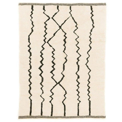 Maria Beige and Black Area Rug