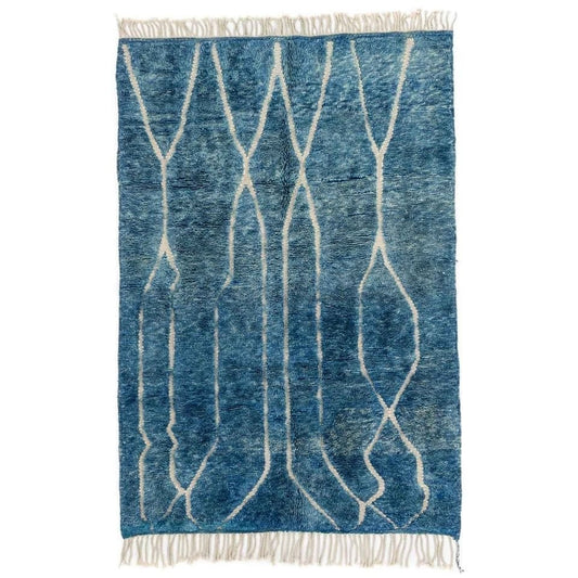 Bahar Blue and White Area Rug