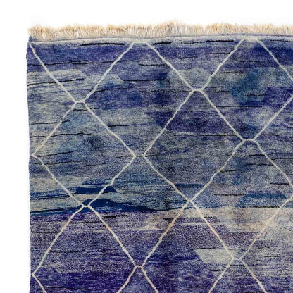 Sabira Blue and Beige Area Rug