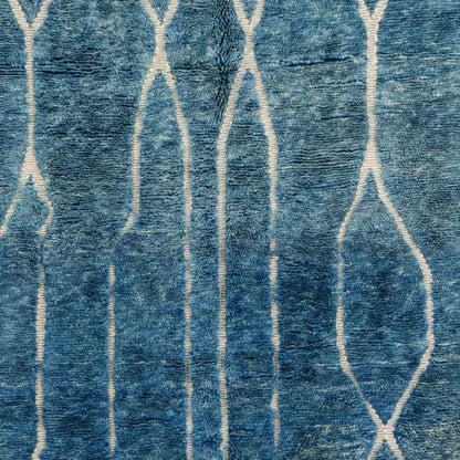 Bahar Blue and White Area Rug