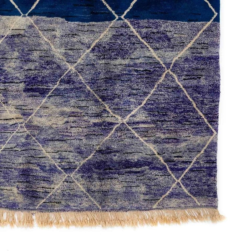 Sabira Blue and Beige Area Rug