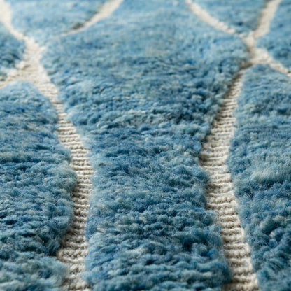 Bahar Blue and White Area Rug