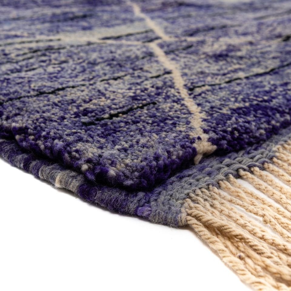 Sabira Blue and Beige Area Rug