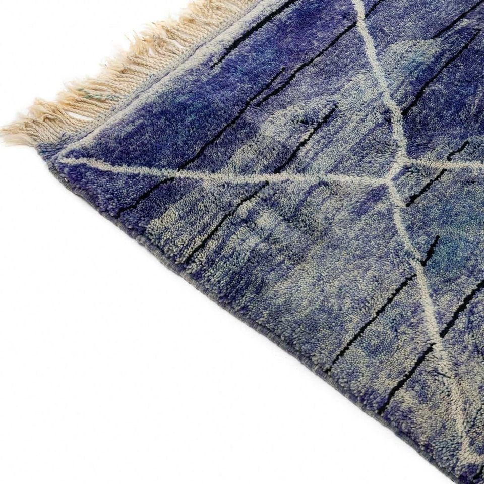 Sabira Blue and Beige Area Rug