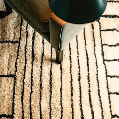 Quiet Lines Striped Area Rug