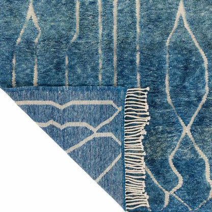 Bahar Blue and White Area Rug