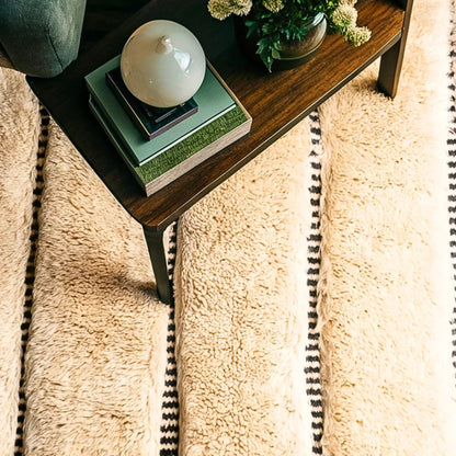 Nomadic Stripes Beige Striped Rug