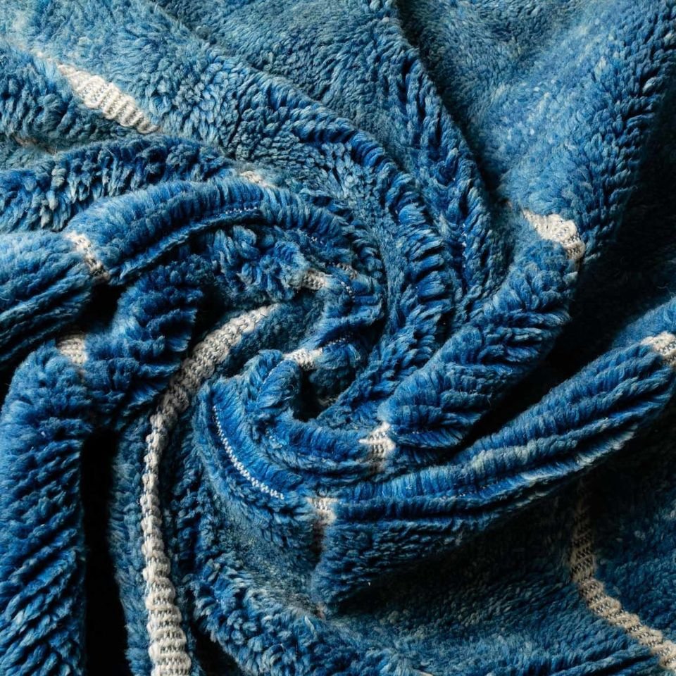 Bahar Blue and White Area Rug