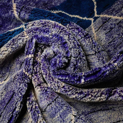 Sabira Blue and Beige Area Rug