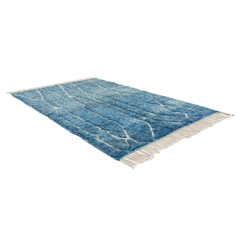 Bahar Blue and White Area Rug