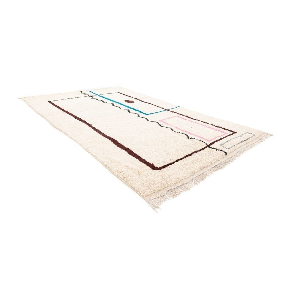 Frifra Beige Abstract Rug