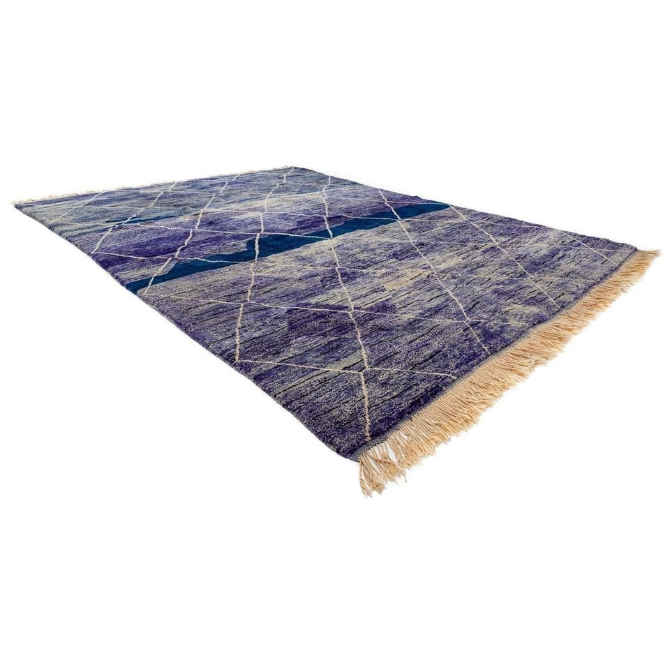 Sabira Blue and Beige Area Rug