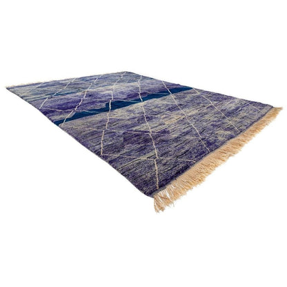 Sabira Blue and Beige Area Rug