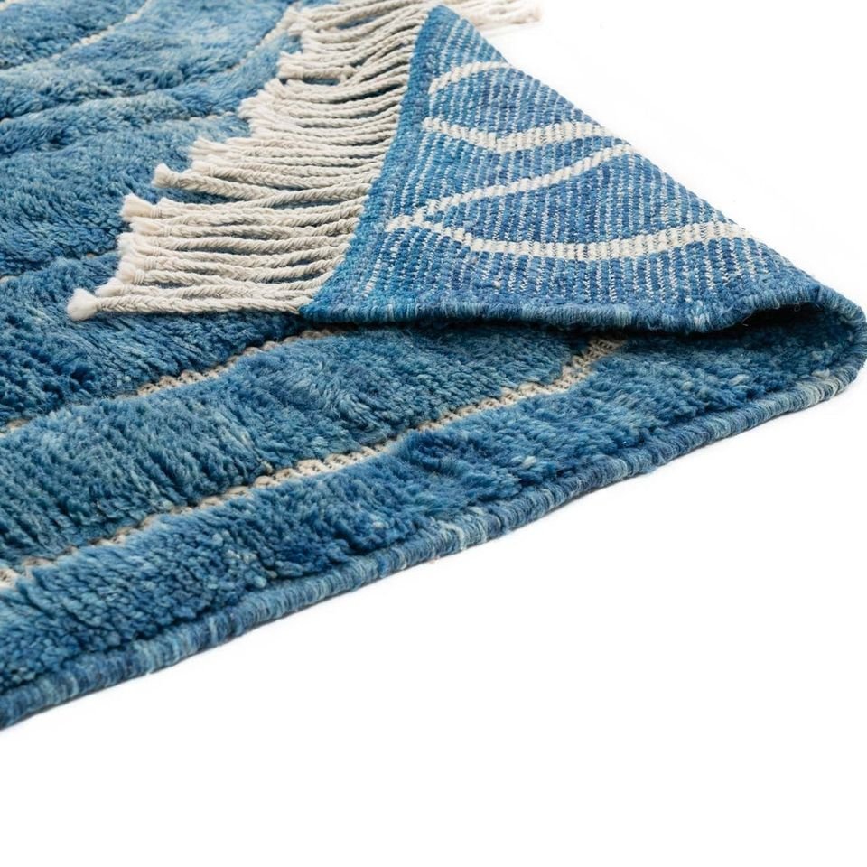 Bahar Blue and White Area Rug