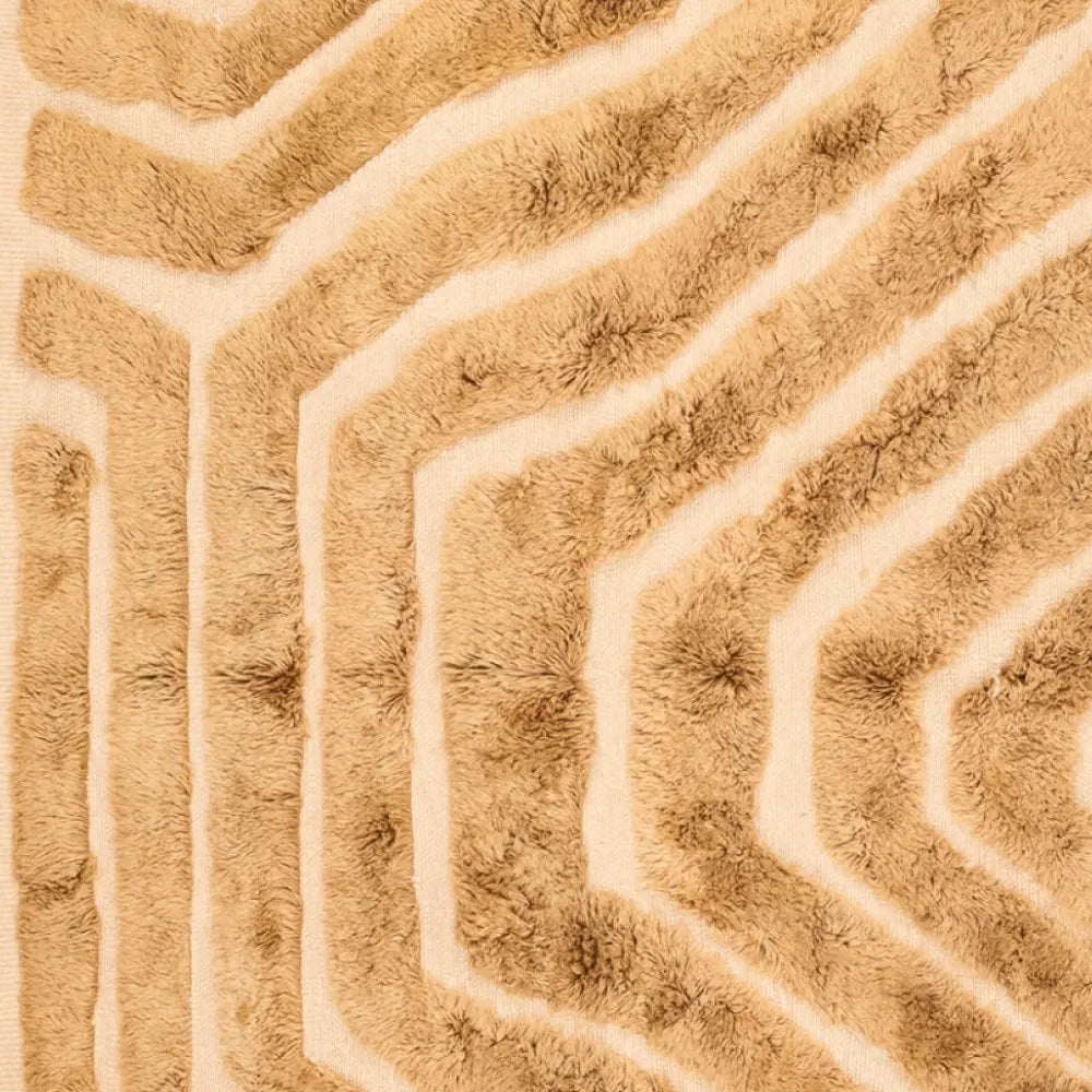 Caramel Vein – Modern Abstract Rug