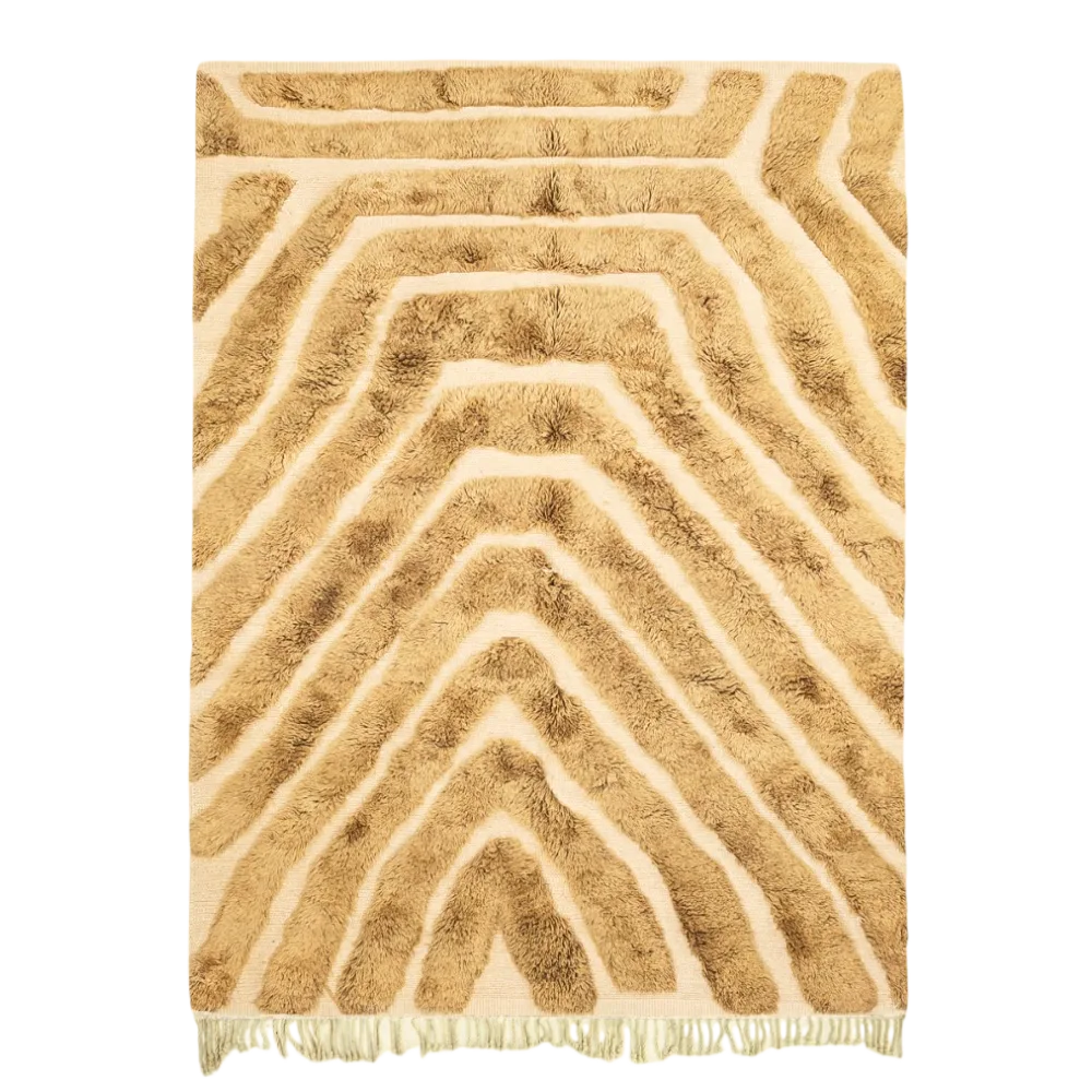 Caramel Vein – Modern Abstract Rug