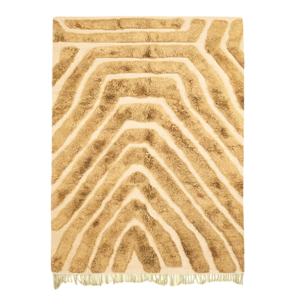 Caramel Vein – Modern Abstract Rug