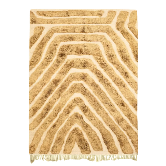 Caramel Vein – Modern Abstract Rug