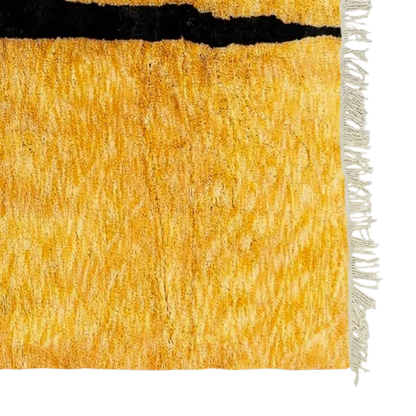 Chourouk Yellow Black Rug