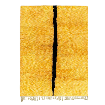 Chourouk Yellow Black Rug