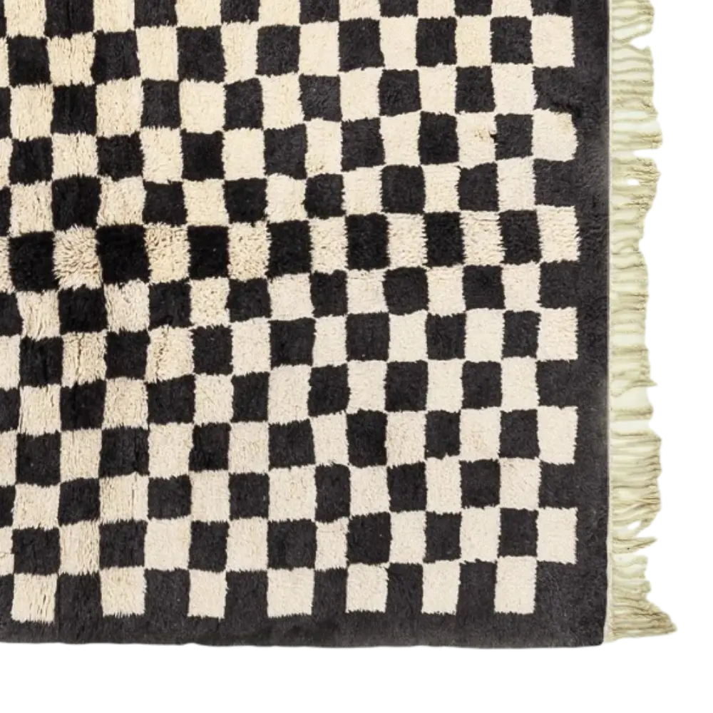 Dama Black and White Rug