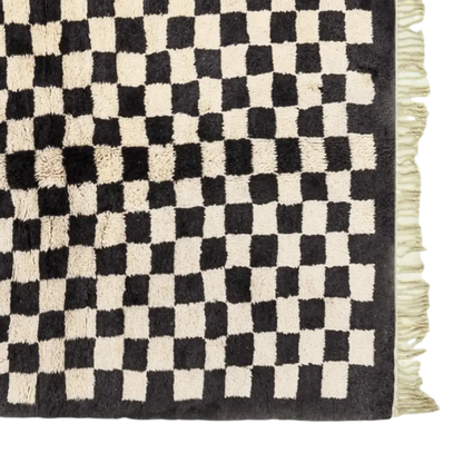 Dama Black and White Rug