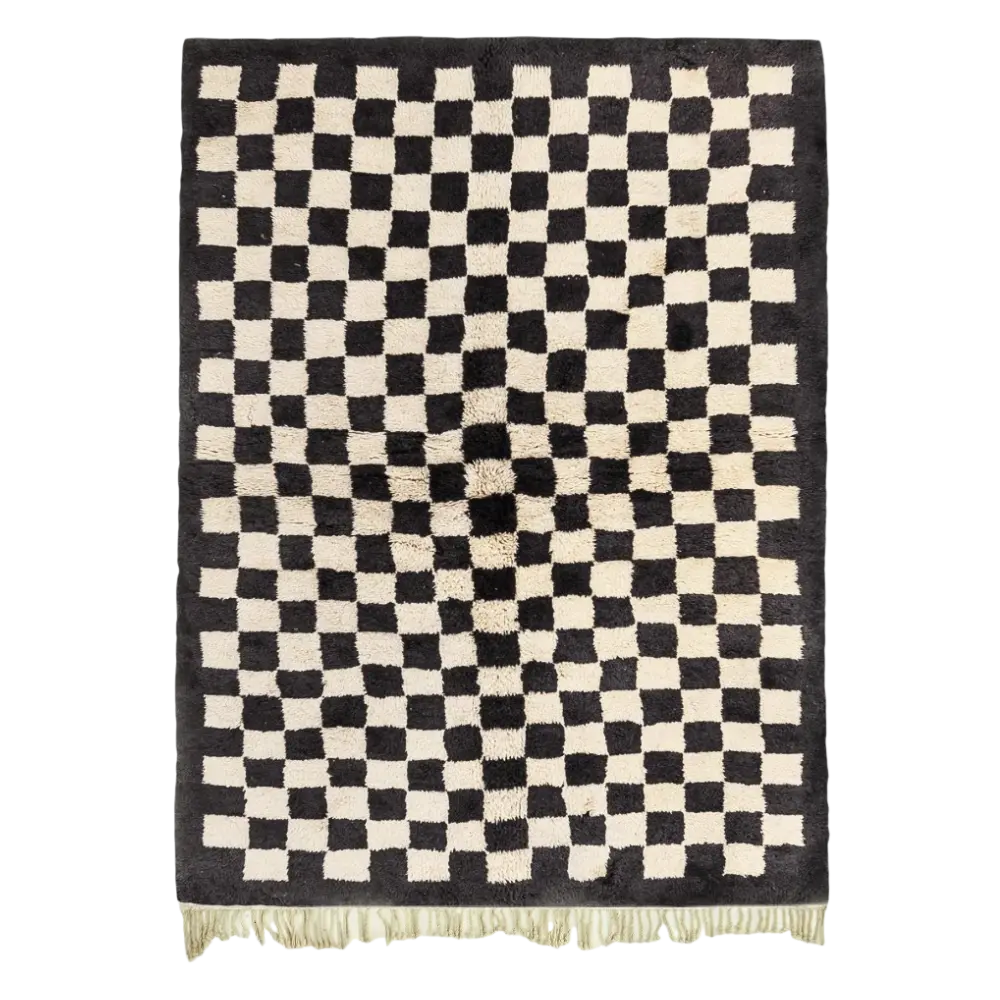 Dama Black and White Rug