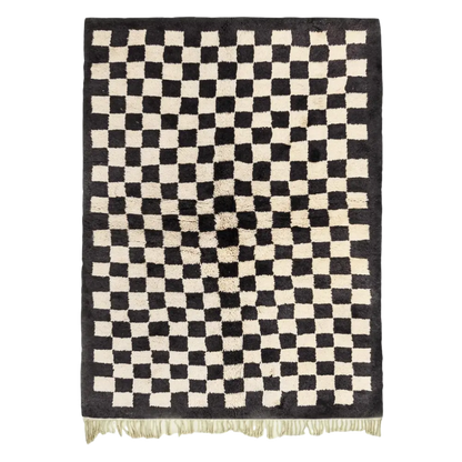 Dama Black and White Rug