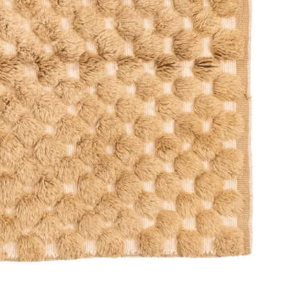 Desert Gold Checkered Rug