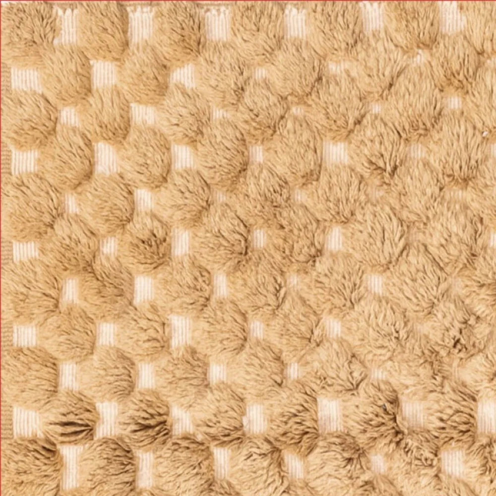 Desert Gold Checkered Rug