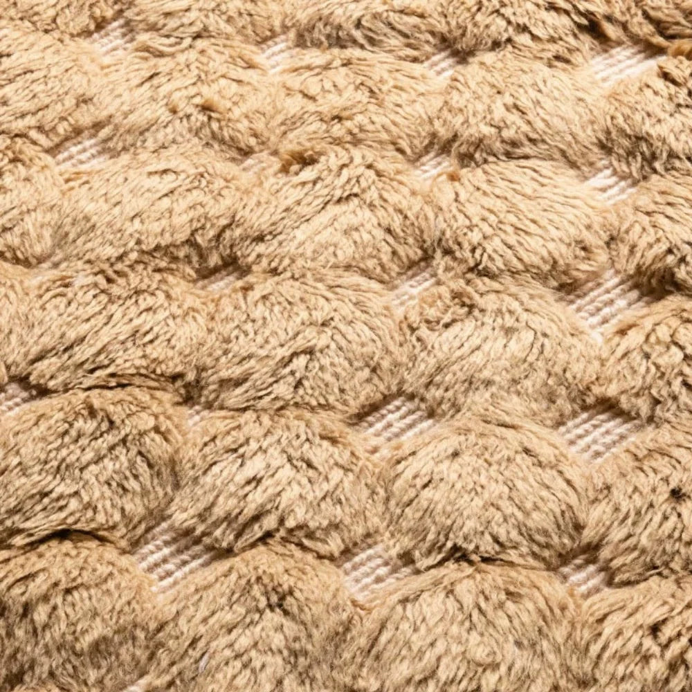 Desert Gold Checkered Rug