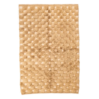 Desert Gold Checkered Rug