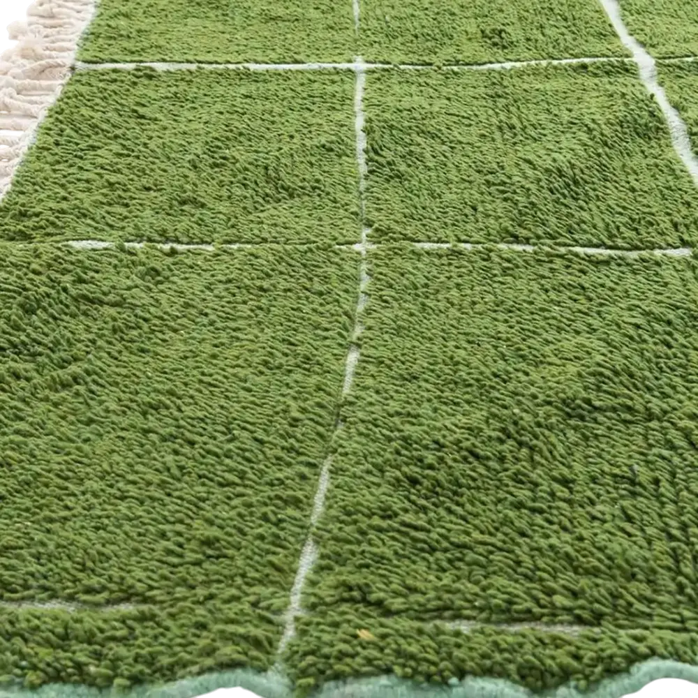 Forest Path Moroccan Green Rug