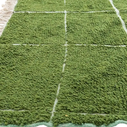 Forest Path Moroccan Green Rug