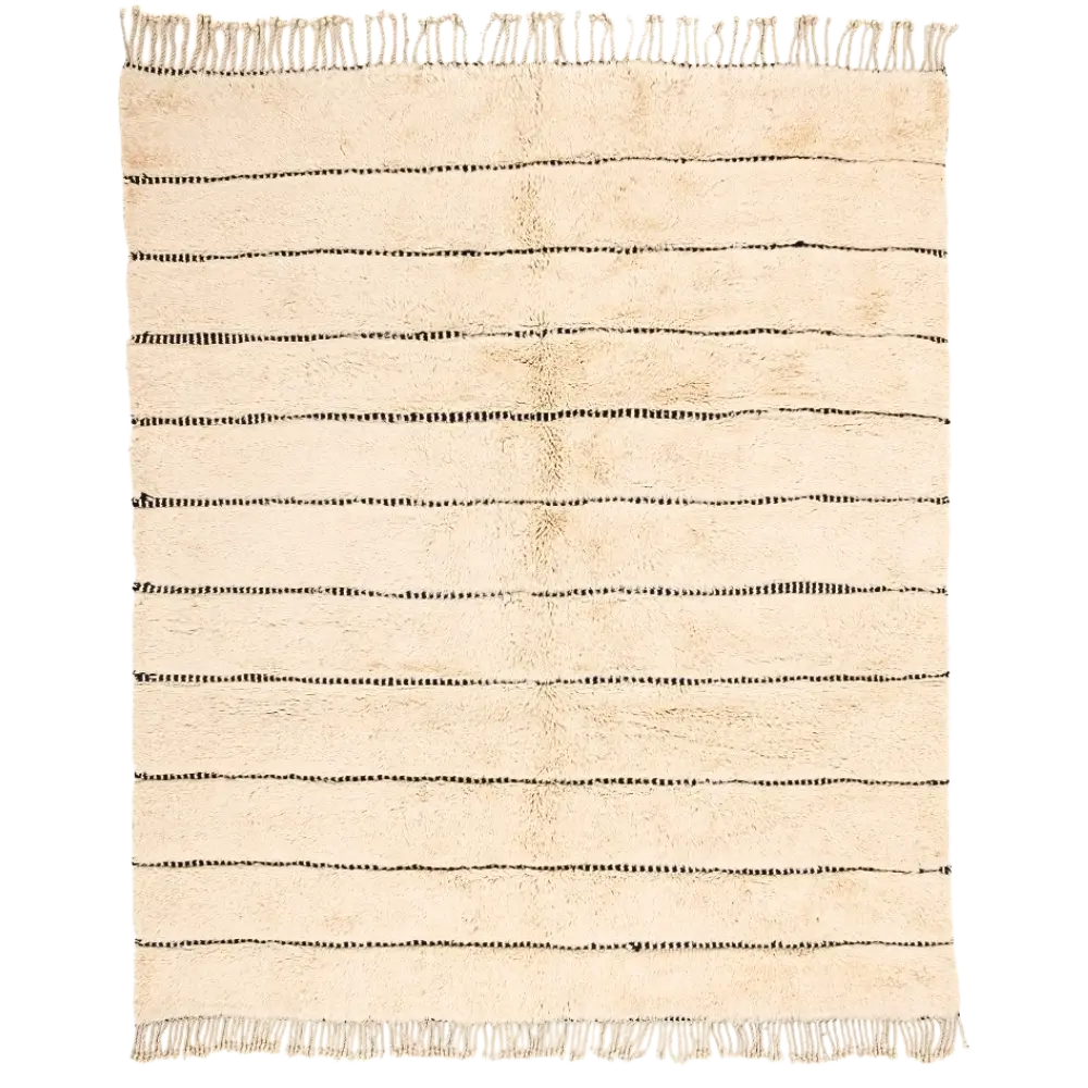 Nomadic Stripes Beige Striped Rug