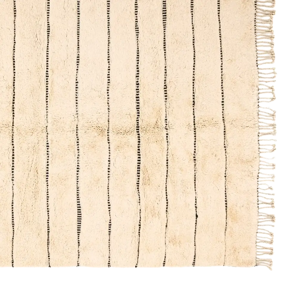 Nomadic Stripes Beige Striped Rug
