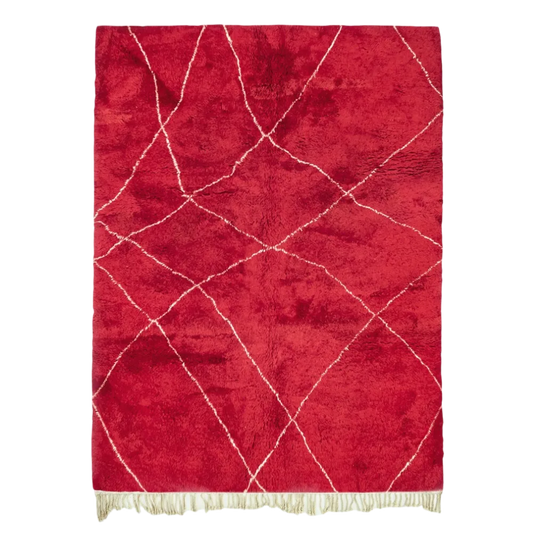 Red Mirage – Red Abstract Rug