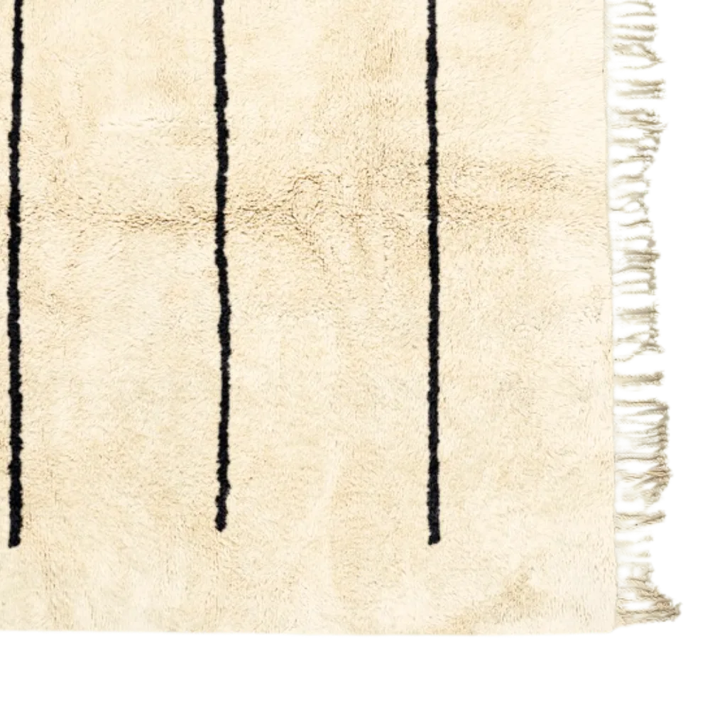 Sandlines Striped Moroccan Rug