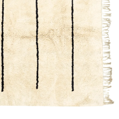Sandlines Striped Moroccan Rug