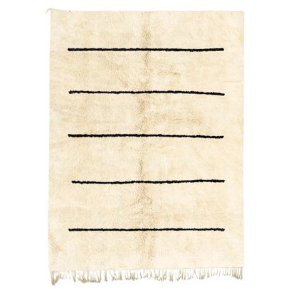 Sandlines Striped Moroccan Rug