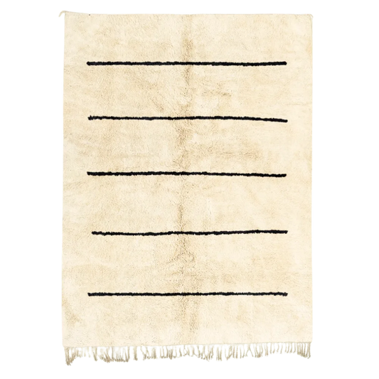 Sandlines Striped Moroccan Rug