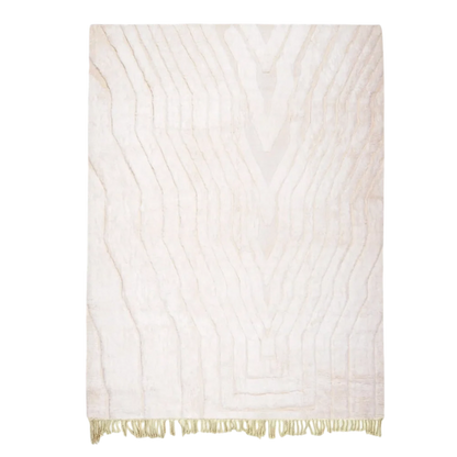 White Mirage – White Moroccan Rug