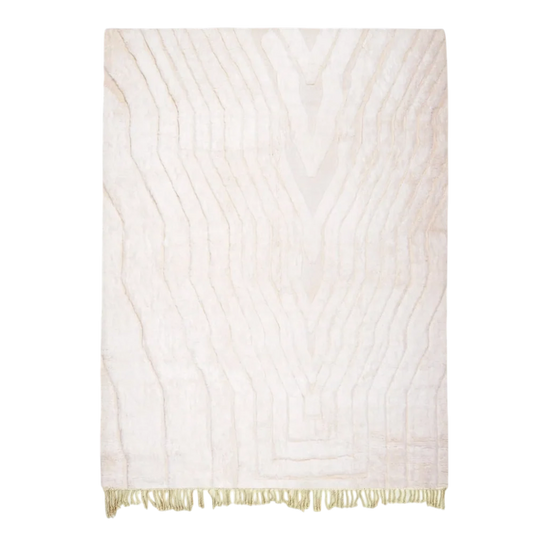 White Mirage – White Moroccan Rug