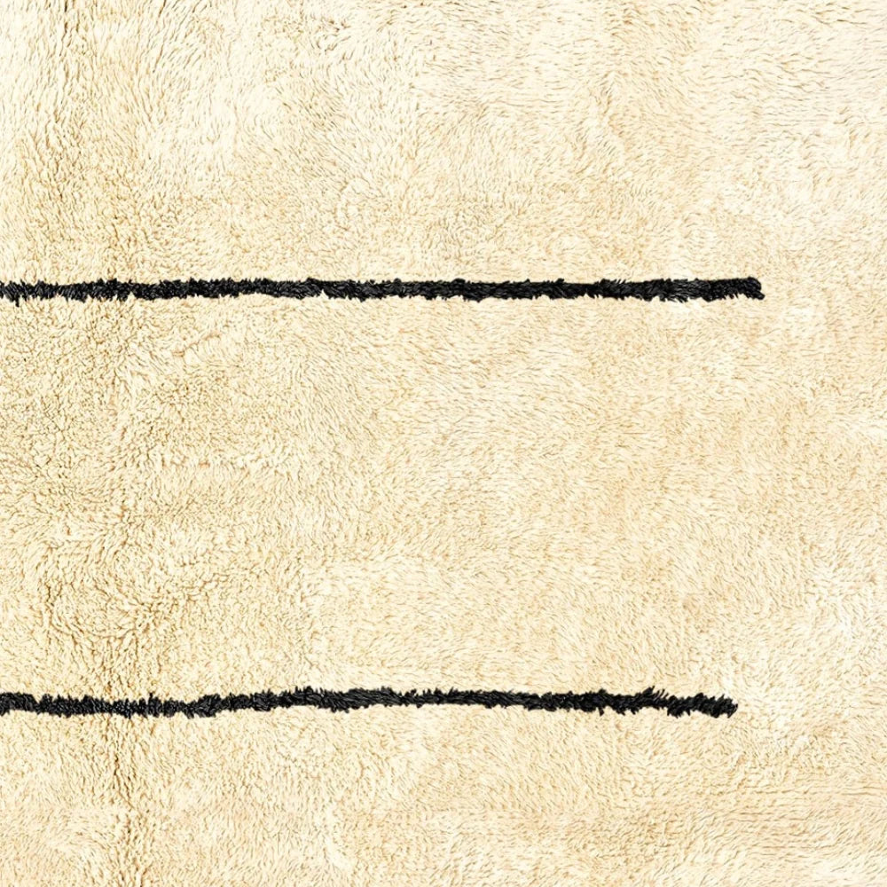 Sandlines Striped Moroccan Rug