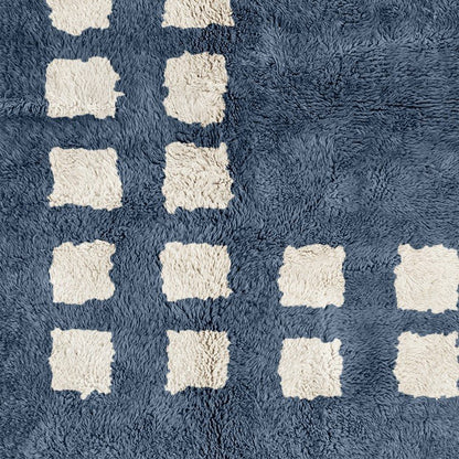 Anamar Blue White Area Rug