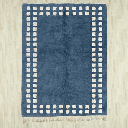 Anamar Blue White Area Rug