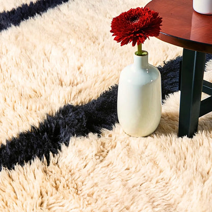 Taz Beige Abstract Rug